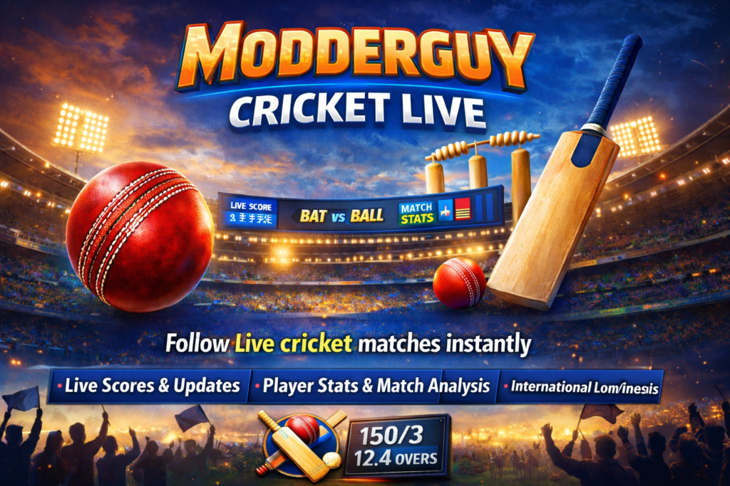 modderguy cricket live